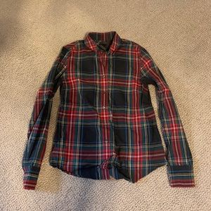 J Crew plaid shirt